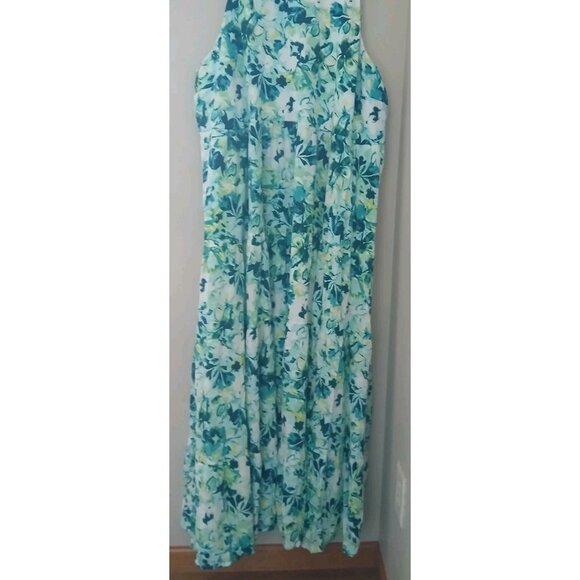 New Torrid Washable Gauze Halter Tiered Dress - Picture 3 of 12